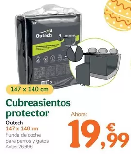 Outech - Cubreasientos Protector