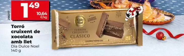 Dia Dulce Noel - Turron Crujiente De Chocolate Con Leche