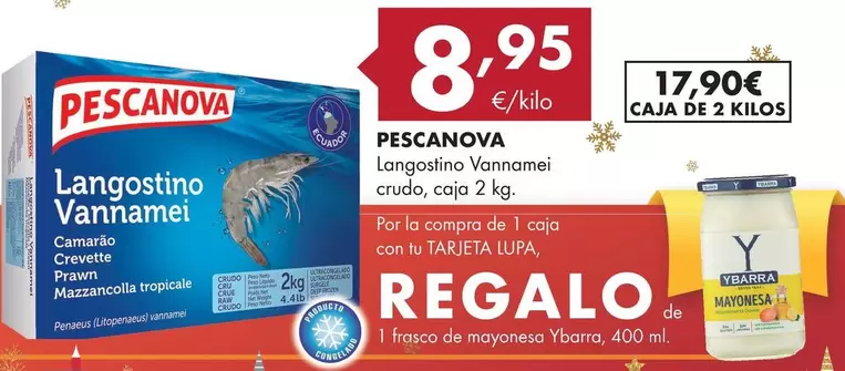 Pescanova - Langostino Vannamei Crudo 