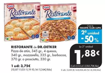 Dr Oetker - Ristorante Pizza De Atún