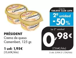 Président - Crema De Queso Camembert