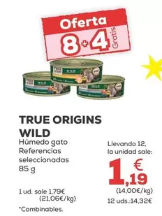 True Origins Wild - Húmedo Gato
