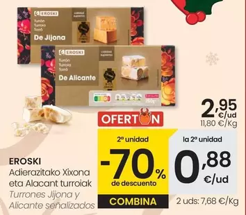 Eroski - Turrones Jijona Y Alicante Senalizados