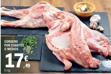 Cordero Por Cuartos O Medios