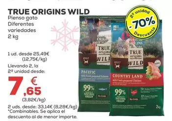 True Origins Wild - Pienso Gato