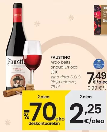 Faustino - Vino Tinto D.O.C. Rioja Crianza