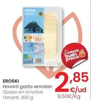 Eroski - Queso En Lonchas Havarti