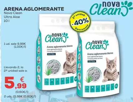 Nova Clean - Arena Aglomerante