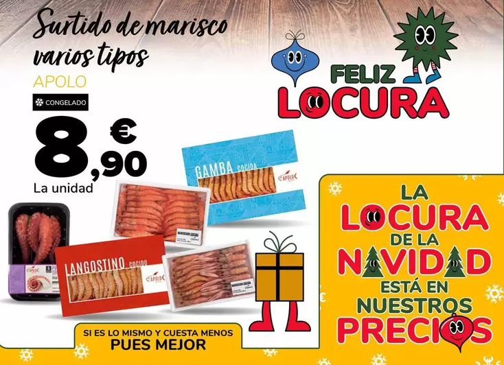 Apolo - Surtido De Marisco Varios Tipos