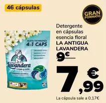 La Antigua Lavandera - Detergente En Capsulas Esencia Floral