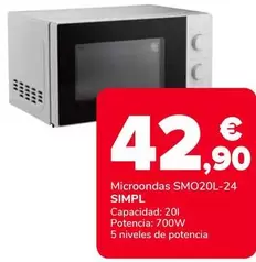 Simply - Microondas SMO20L-24
