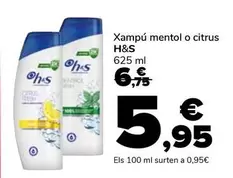 H&S - Xampu Mentol O Citrus