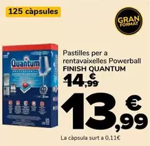 Finish - Pastilles Per A Rentavaixelles Powerball