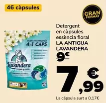 La Antigua Lavandera - Detergent En Capsules Essencia Floral