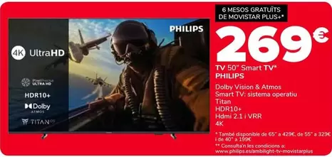 Philips - Tv 50" Smart Tv