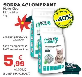Nova Clean - Arena Aglomerante