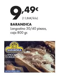 Barandica - Langostino 30/40 Piezas, Caja