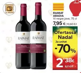 Raimat Abadia - Vi Negre Jove