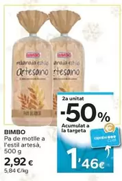 Bimbo - Pa De Motlle A L'Estil Artesà