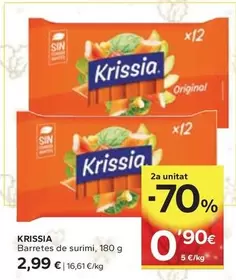 Krissia - Barretes De Surimi