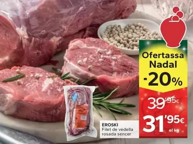 Eroski - Filet De Vedella Rosada Sencer