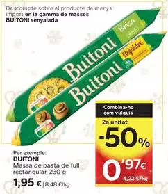 Buitoni - Massa De Pasta De Full Rectangular
