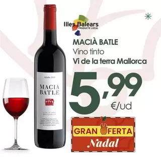 Maçia Batle - Vino Tinto Vi De La Terra Mallorca