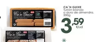 Ca'n Guixe - Turrón Blando O Duro De Almendra