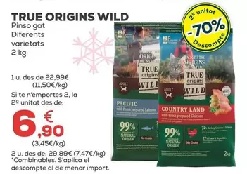 True Origins Wild - Pienso Gato