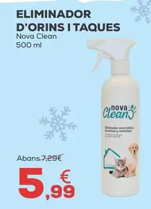 Nova Clean - Eliminador De Orines Y Manchas