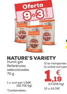 Nature's Variety - Húmedo Gato
