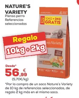 Nature's Variety - Pienso Perro