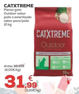 Catxtreme - Pienso Gato Outdoor Sabor Pollo O Esterilizado Sabor Pavo/Pollo