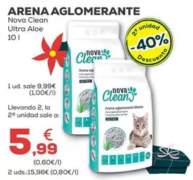 Nova Clean - Arena Aglomerante