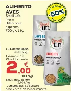 Small Life - Alimento Aves