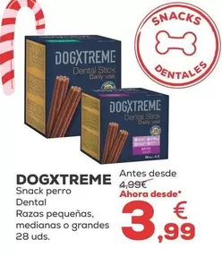 Dogxtreme - Snack Perro Dental Razas Pequeñas, Medianas O Grandes