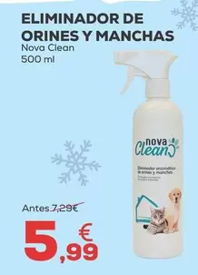 Nova Clean - Eliminador De Orines Y Manchas
