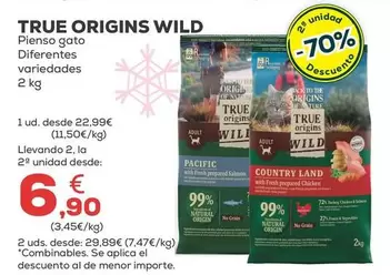 True Origins Wild - Pienso Gato