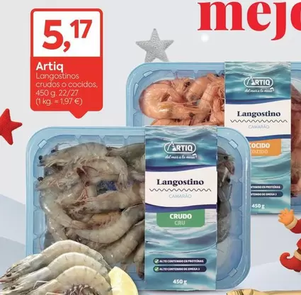 Artiq - Langostinos Crudos O Cocidos
