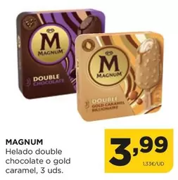 Magnum - Helado Double Chocolate O Gold Caramel