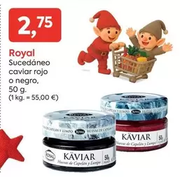 Royal - Sucedáneo Caviar Rojo O Negro