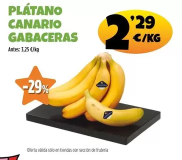 Plátano Canario