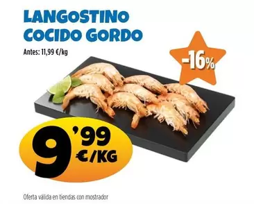 Langostino Cocido Gordo
