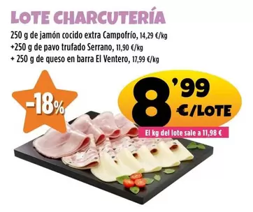 Serrano - Lote Charcuteria