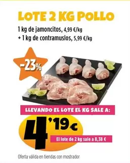 Lote 2 Kg Pollo