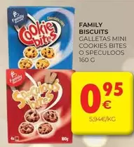 Family - Galletas Mini Cookies Bites O Speculoos