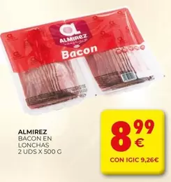 almirez - Bacon En Lonchas