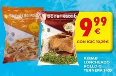 Kebab Loncheado Pollo O Ternera