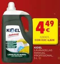 kidel - Lavavajillas Manual Profesional