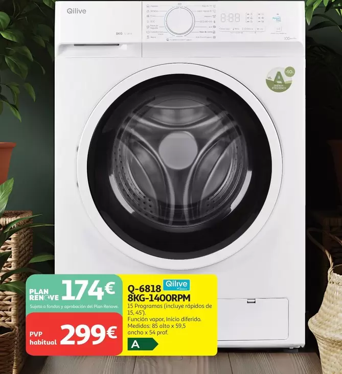 qilive - Q-6818 8kg-1400rpm